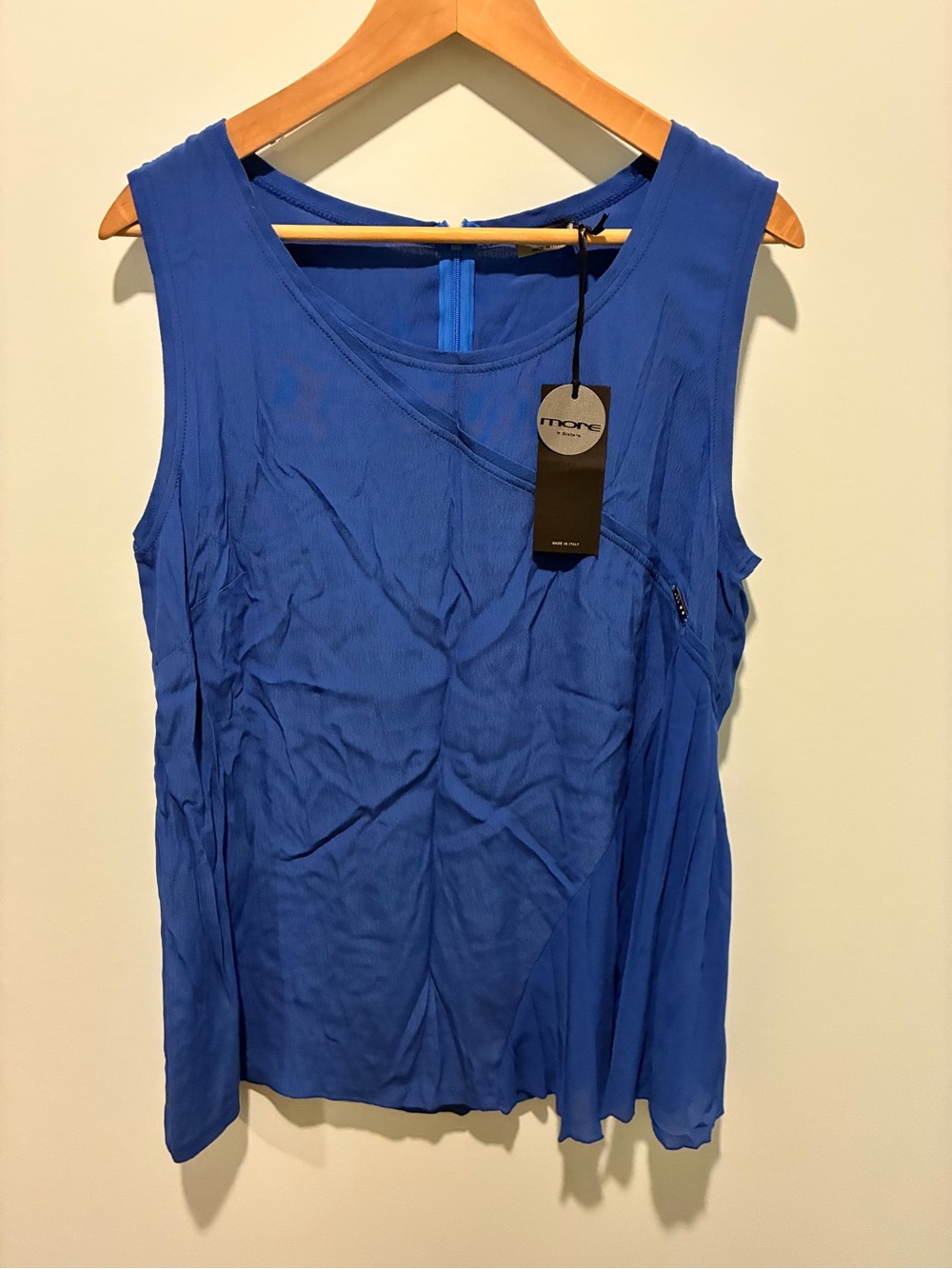 MORE BY SISTE’S Blue Chiffon Blouse Italy Size Medium New With Tags